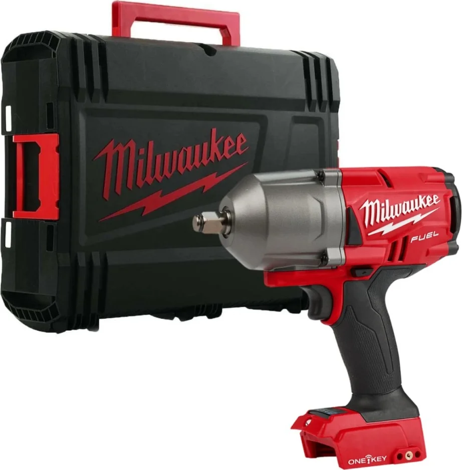 Milwaukee M18 FUEL™ ONEFHIWF12-0X ONE-KEY™ Accu slagmoersleutel 1356Nm 1/2" frictiering 18V Basic Body in HD-Box - 4933459726