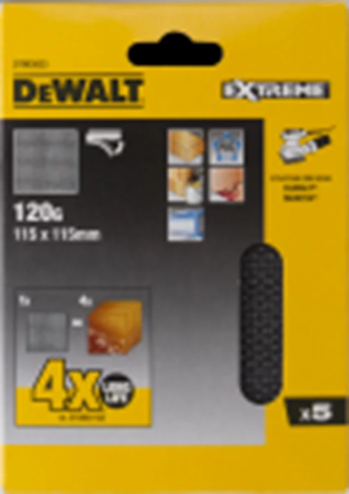 DeWALT DTM3023 Mesh Schuurgaas Vierkant 115x115mm K120 VE=5