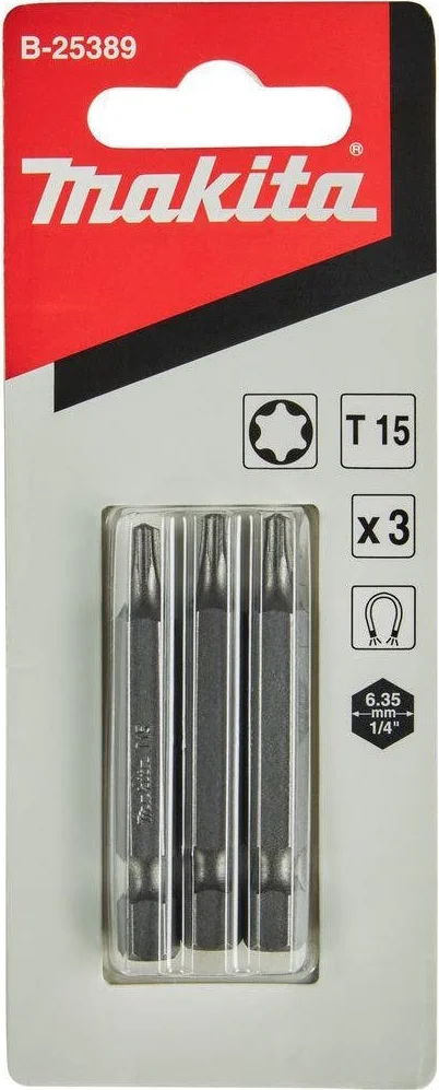 Makita B-25389 Schroefbit Torx® T15x50mm VE=3