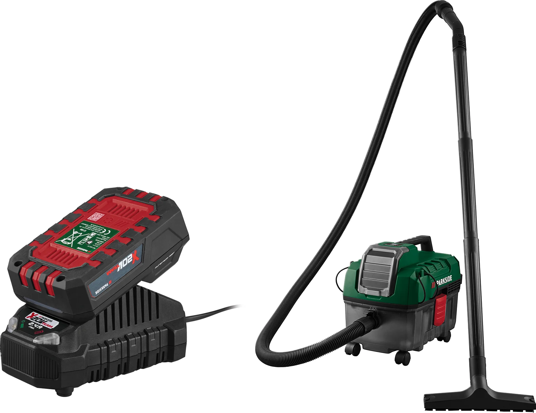 PARKSIDE Accu-nat en droog stofzuiger 20 V zonder accu en lader