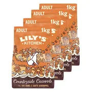 4x Lily's Kitchen Hondenvoer Droog Countryside Casserole Kip & Eend 1 kg