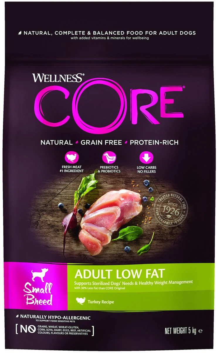 Wellness Core Hondenvoer Small Healthy Weight Kalkoen 5 kg