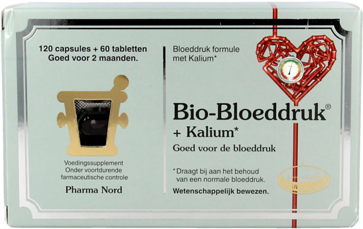 Pharma Nord Bio-Bloeddruk + Kalium Capsules + Tabletten 180CP