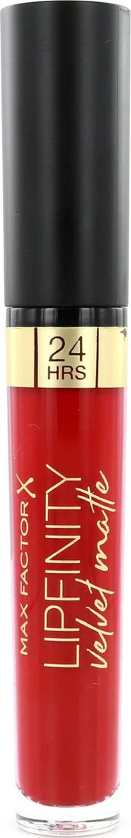 Max Factor Lipfinity Velvet Matte Liquid Lipstick 025 Red Luxury 3,5 ml