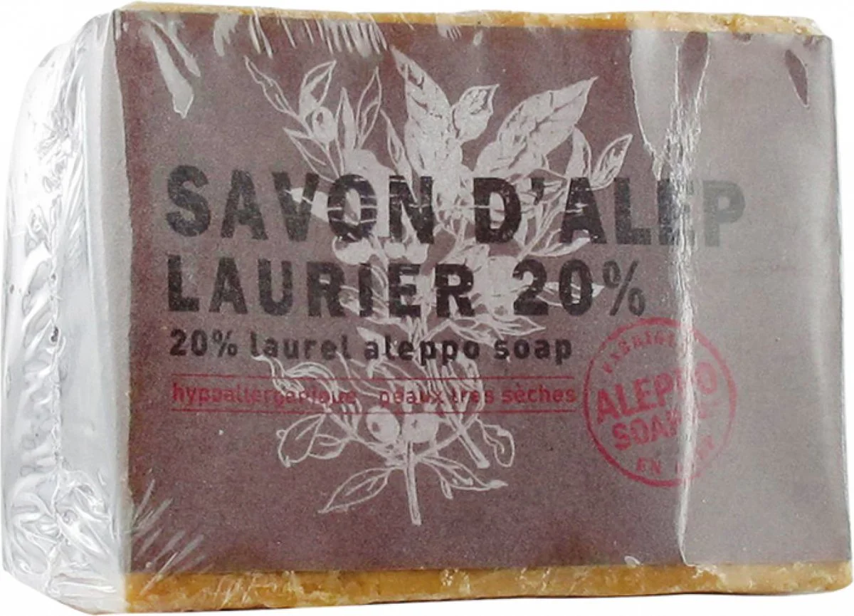 Aleppo Soap Co Savon D'Alep Zeep met 20% Laurier 200GR
