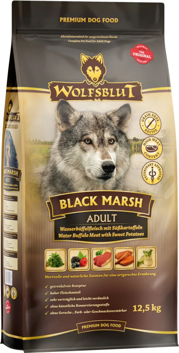 Wolfsblut Black Marsh Adult 12,5 kg