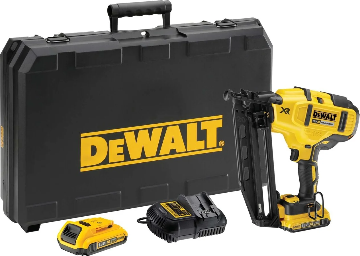 DeWALT DCN660D2 Accu afwerktacker 16Ga 18V XR 2.0Ah in koffer