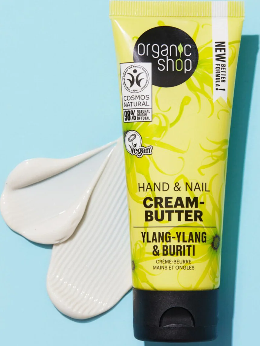 3x Organic Shop Ylang-ylang and Buriti Hand & Nagelcrème 75 ml