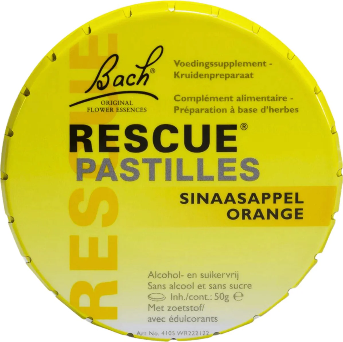 Bach Rescue Pastilles Sinaasappel 50GR
