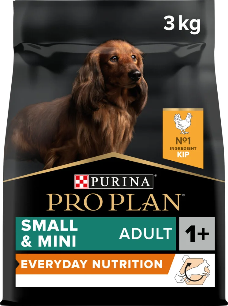 4x Pro Plan Hondenvoer Droog Adult Small & Mini Everyday Nutrition Kip 3 kg