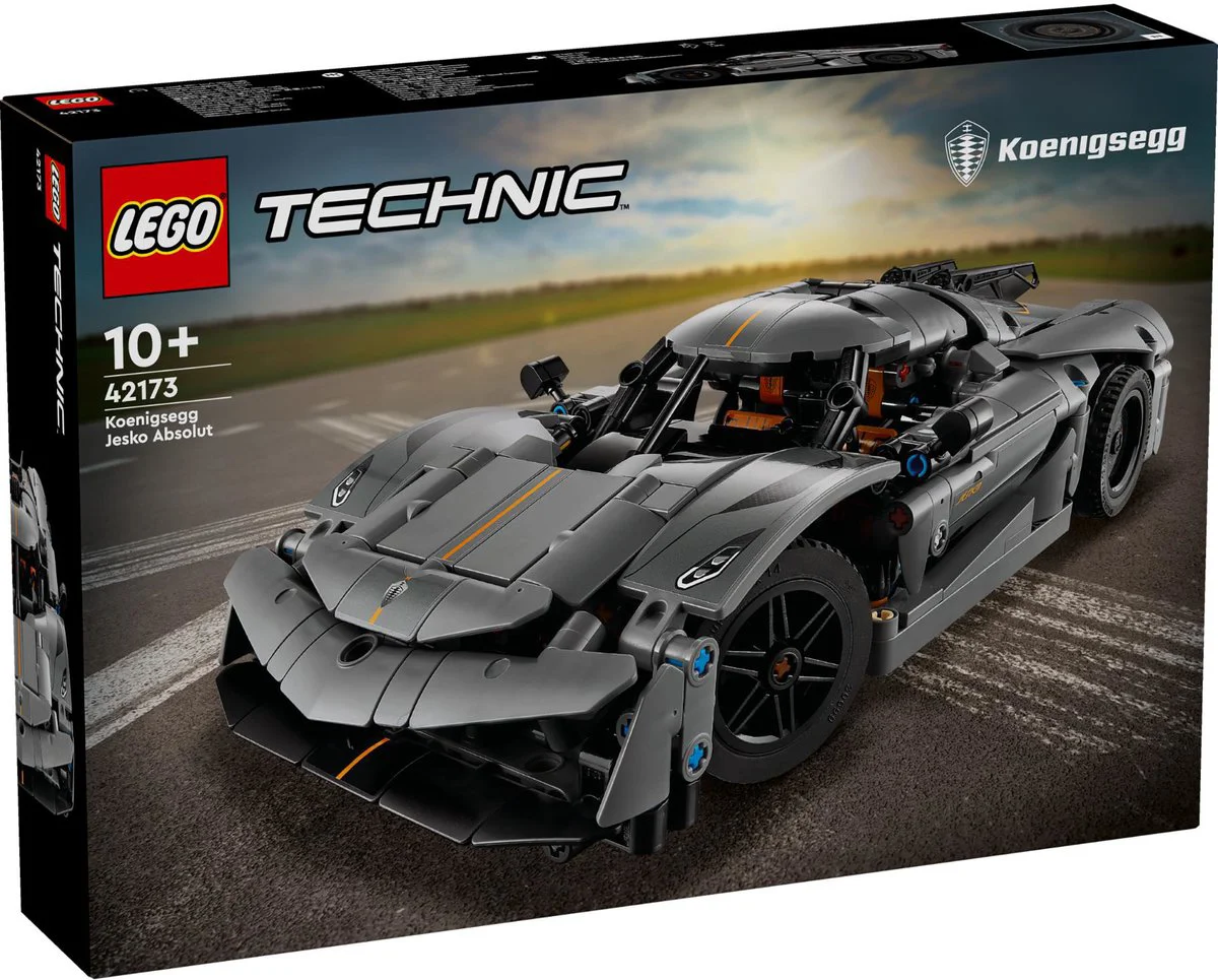 LEGO Technic Koenigsegg Jesko Absolut grijze hypercar 42173
