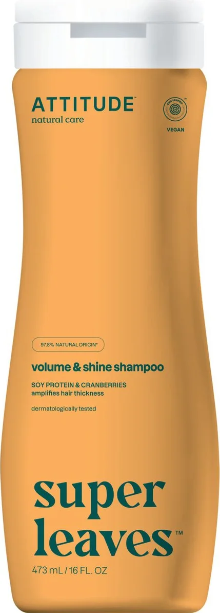 Attitude Shampoo Volume Shine Soy Protein & Cranberries 473 ml