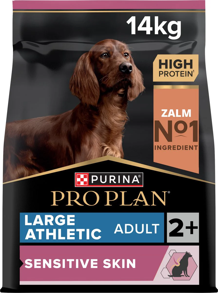 Pro Plan Hondenvoer Droog Adult Large Athletic Sensitive Skin Zalm 14 kg