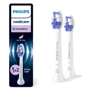 Philips Sonicare Opzetborstels S2 Sensitive Wit 2 stuks