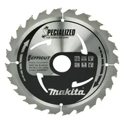 Makita Cirkelzaagblad voor Hout | Efficut | Ø 190mm Asgat 30mm 24T - B-64191