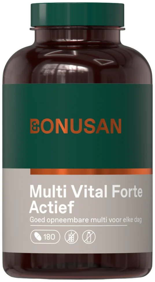 Bonusan Multi Vital Forte Actief Tabletten 180TB