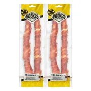 2x Voskes Stick Runderhuid Eend 25 cm 2 stuks
