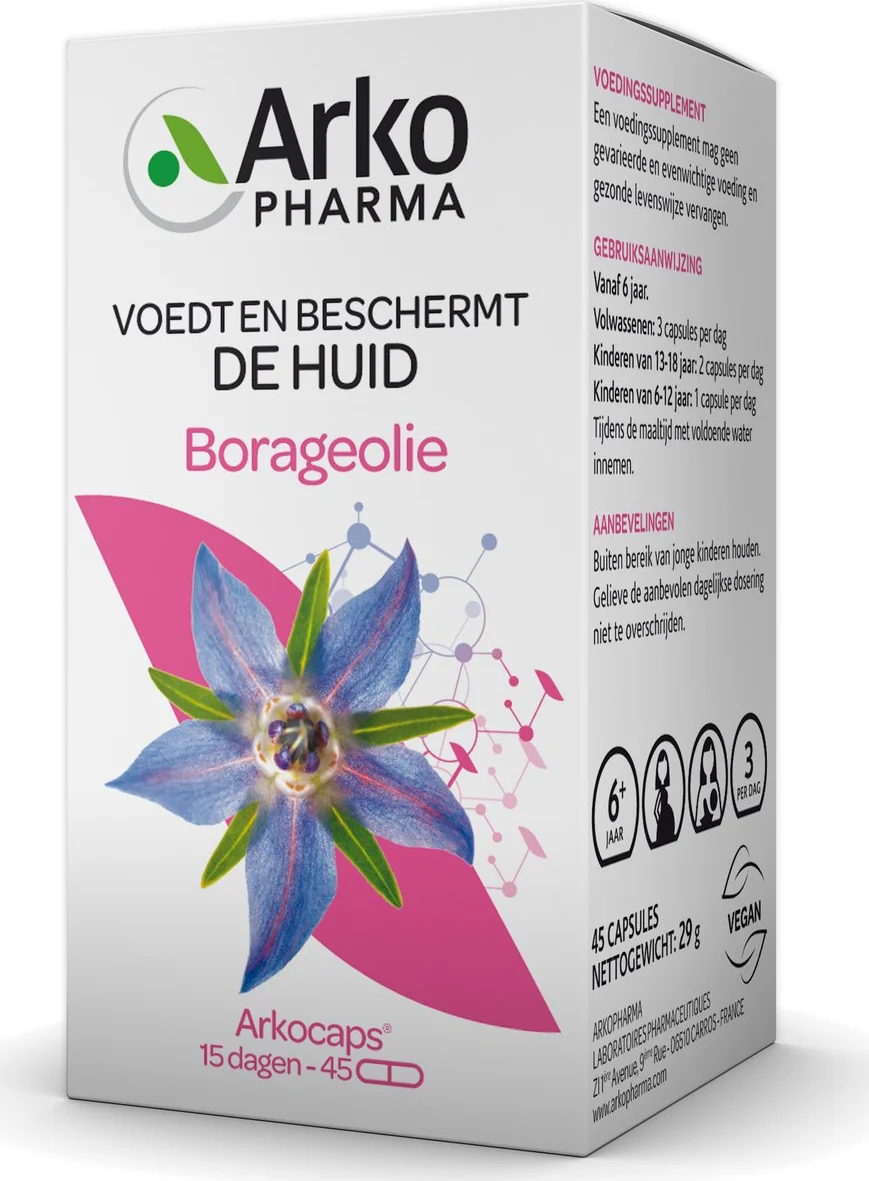 Arkocaps Borageolie Capsules 45st 45CP
