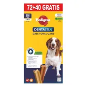Pedigree Hondensnack Multipack Dentastix M 72 + 40 stuks