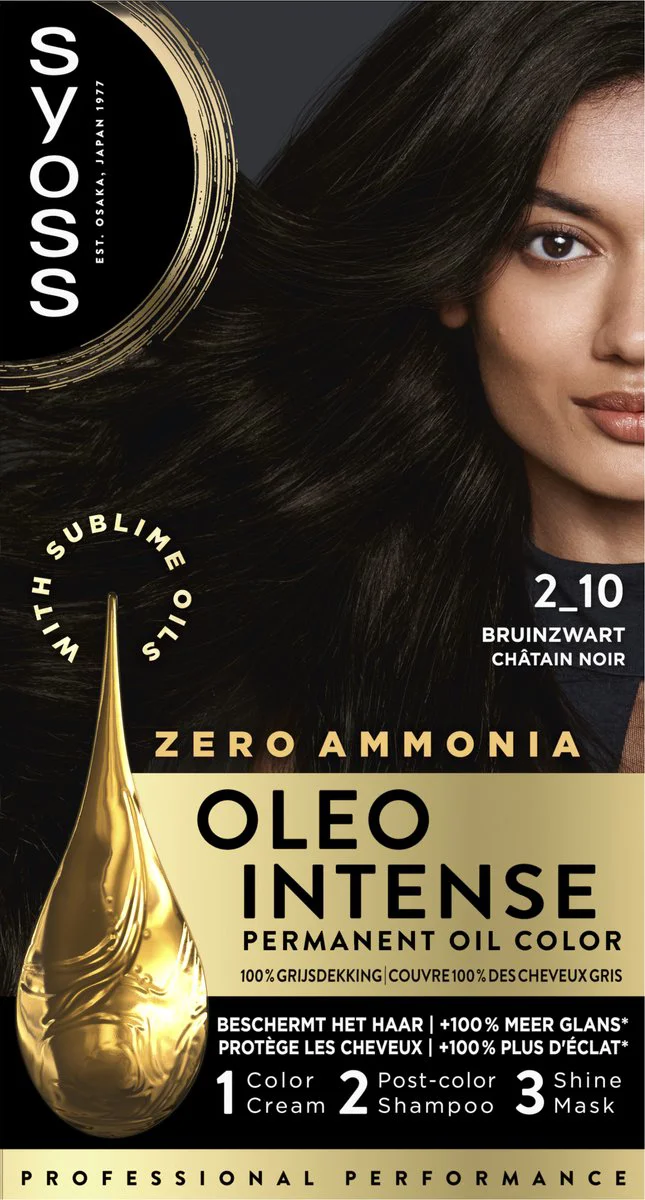 Syoss Oleo Intense 2-10 Bruinzwart