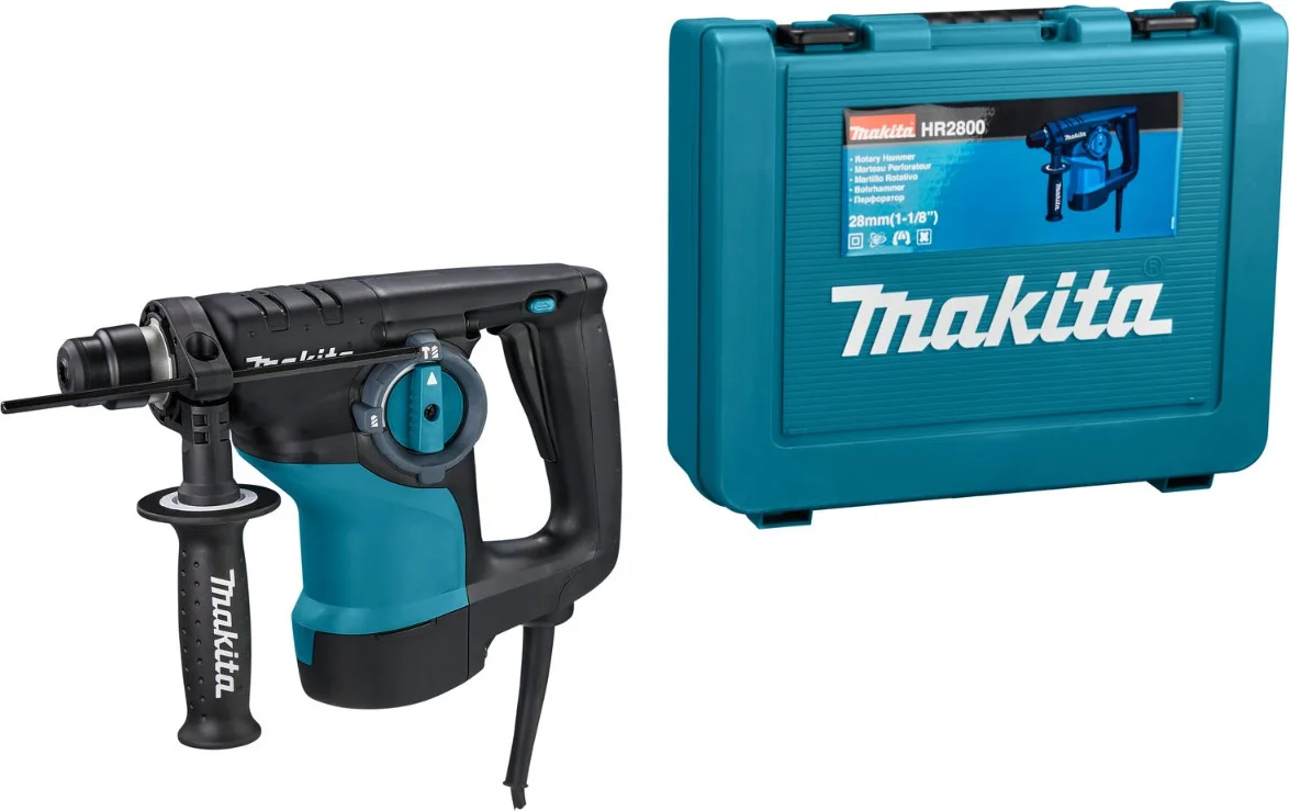 Makita HR2800 Boorhamer SDS-Plus 800W 230V in koffer