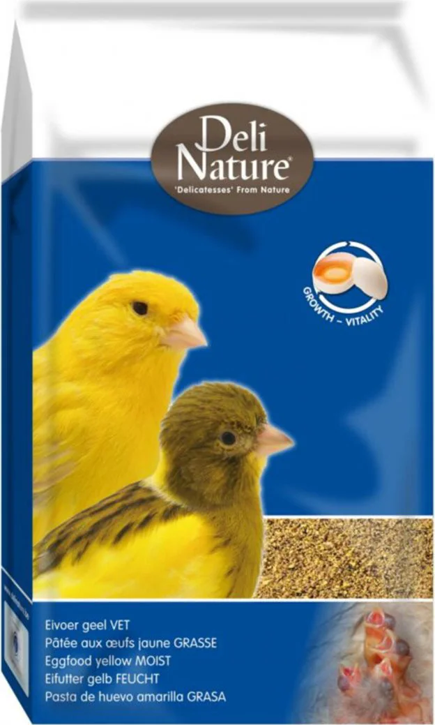 Deli Nature Eivoer Vet Geel 10 kg