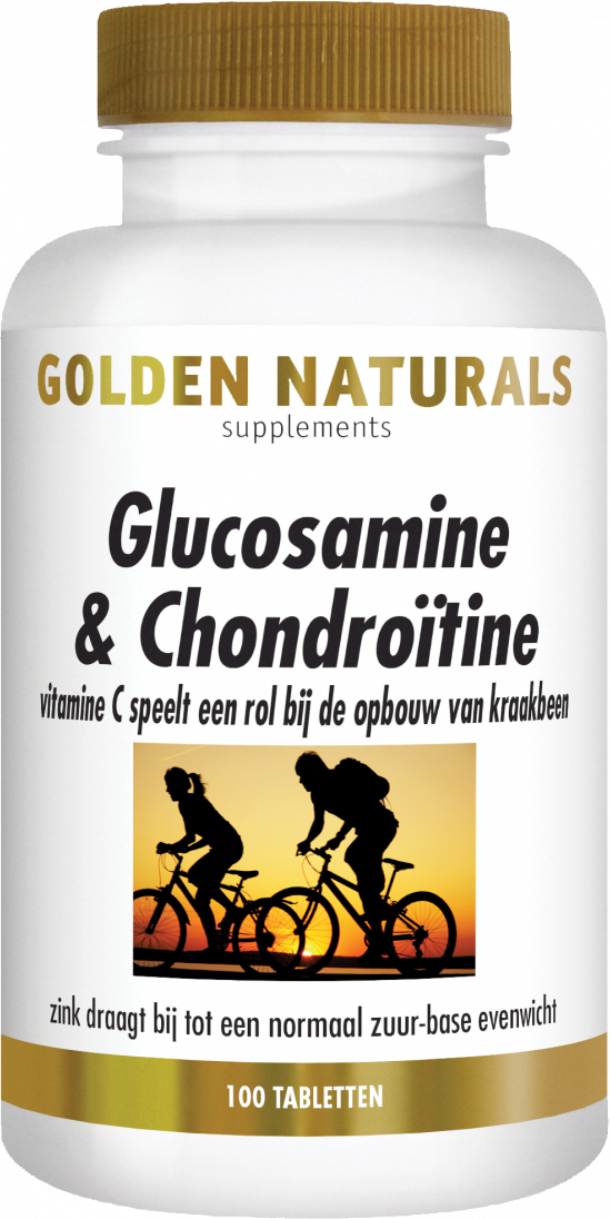 Golden Naturals Glucosamine & Chondroïtine 100 tabletten