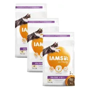 3x IAMS Kat Kitten/Junior Kip 3 kg
