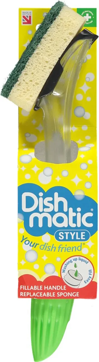 Dishmatic Schuurspons + Dispenser