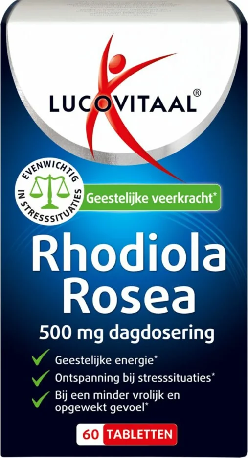 2x Lucovitaal Rhodiola Rosea 60 tabletten