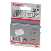 Bosch Professional Nieten type 53 | 6 mm RVS | 11,4 x 0,74 mm | 1000 stuks - 2609200214