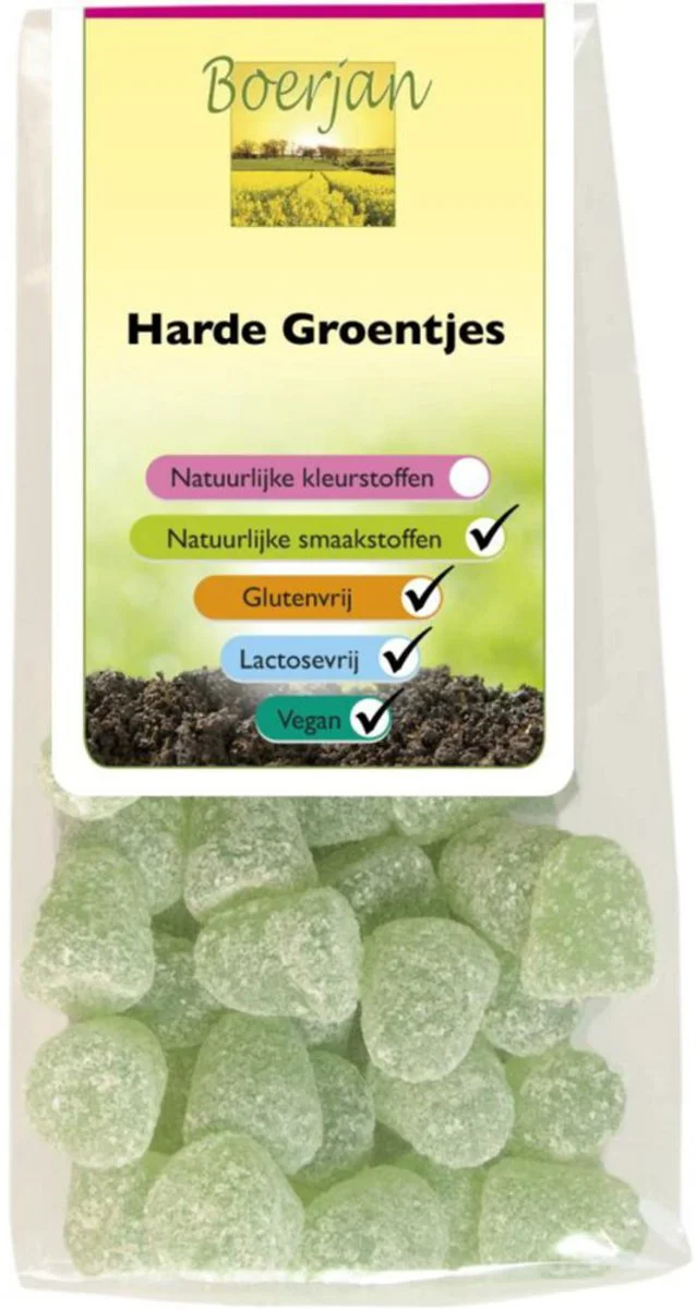 Boerjan Harde Groentjes 150GR