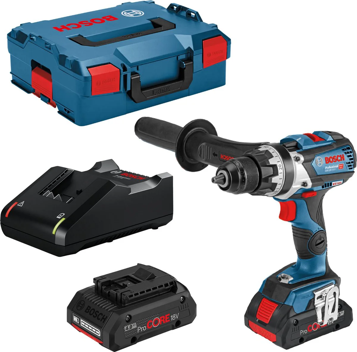 Bosch Professional PRO GSR 18V-110 C Accu schroefboormachine 2x 4.0Ah ProCore - 06019G010A