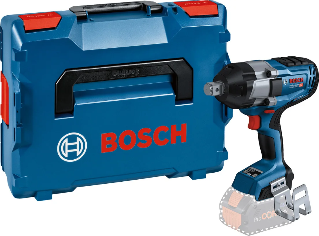 Bosch Professional GDS 18V-1050 H Accu slagmoersleutel 1050Nm 1/2" frictiering 18V Basic Body in L-Boxx - 06019J8501