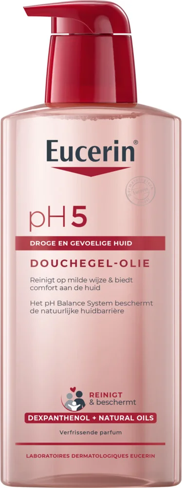 3x Eucerin pH5 Douchegel-olie 400 ml