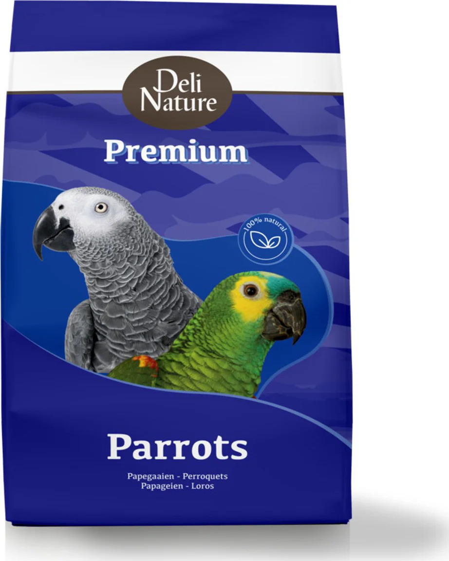 4x Deli Nature Premium Papegaai 3 kg