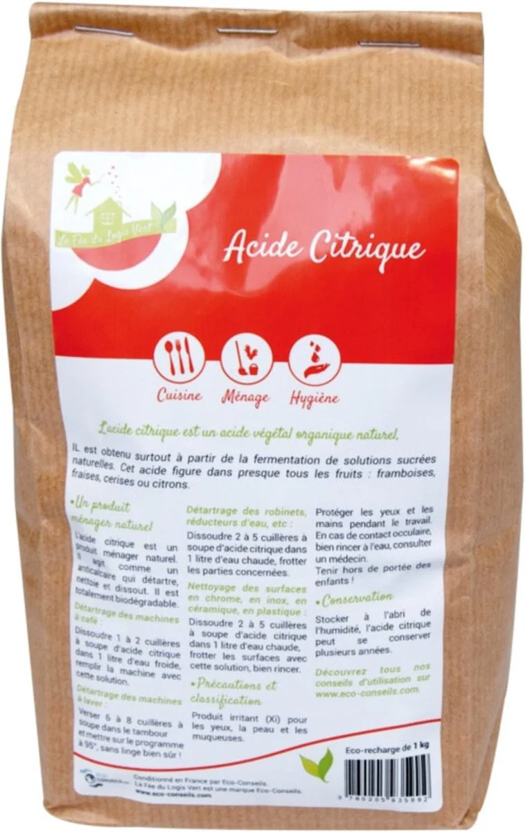 Eco Conseils Citroenzuur 1KG