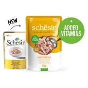Schesir Kattenvoer Pouch Tonijn - Kip in Gelei 85 gr