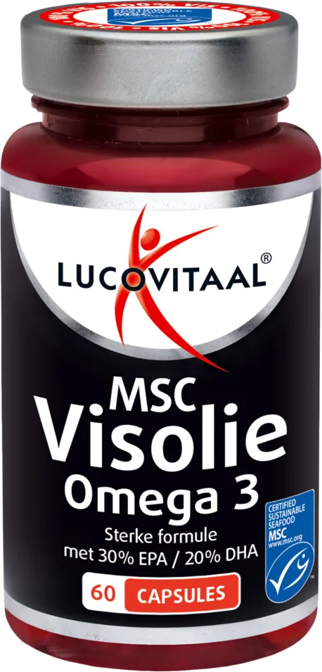 2x Lucovitaal MSC Visolie Omega 3 60 capsules