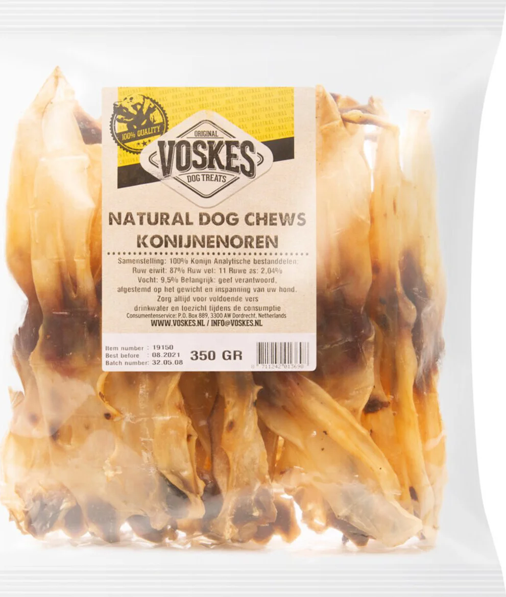 15x Voskes Konijnenoren 350 gr