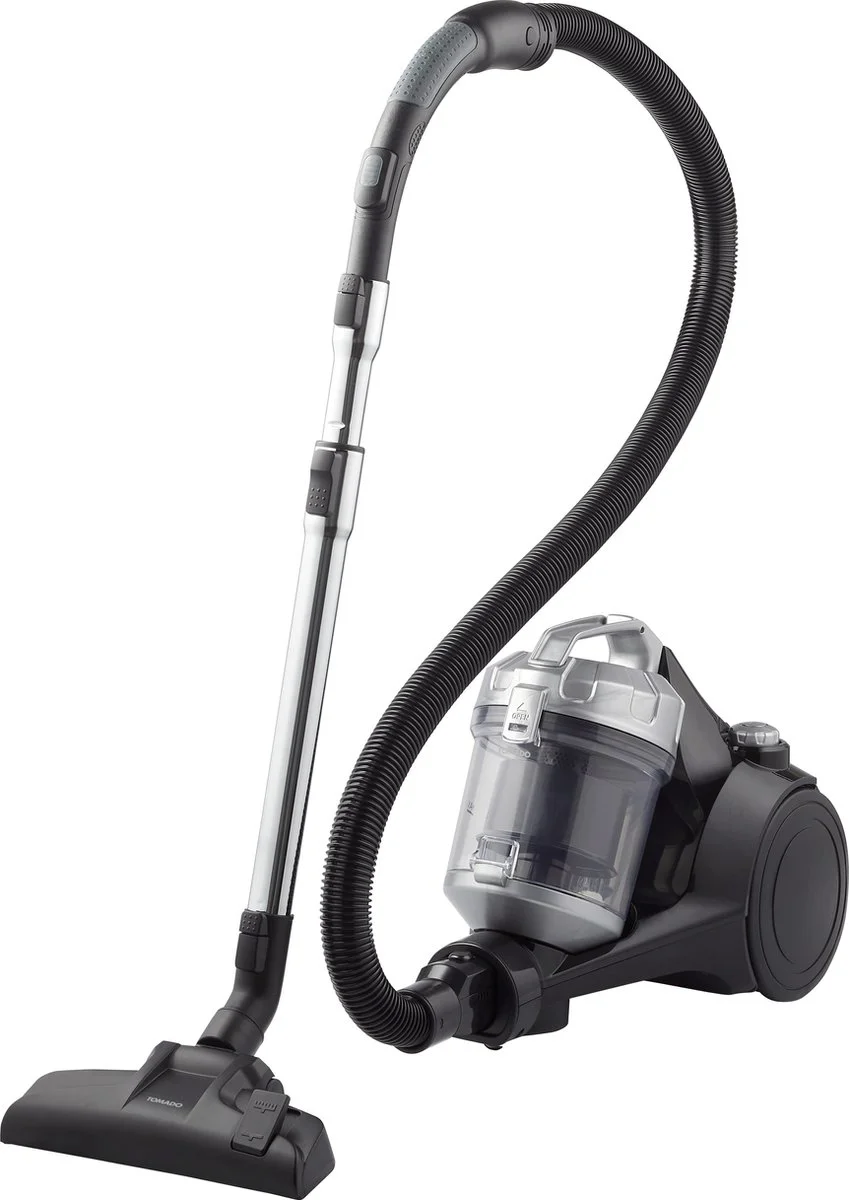 Tomado TVC2001B - Stofzuiger zonder stofzak - 2 liter - Zakloos - HEPA 12 filter - Lichtgewicht - Zwart