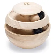 Designed by Lotte Kattenspeelgoed Neya Hout Bruin 16 x 16 x 16 cm