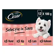 Cesar Maaltijdzakjes 12-pack in Saus 12 x 100 gr