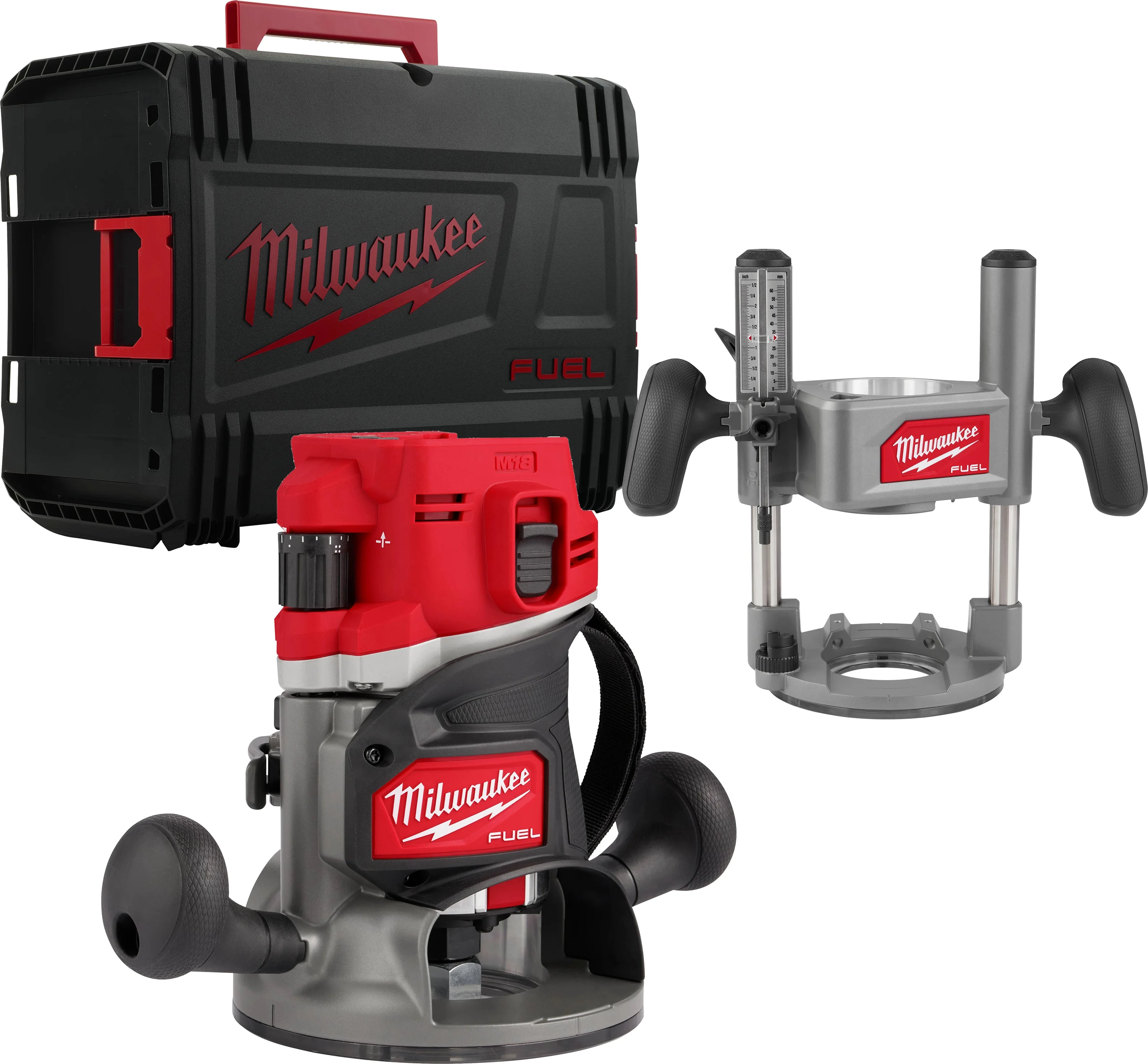 Milwaukee M18 FUEL™ FR12KIT-0P 12mm Accu Boven- en kantenfrees 18V Basic Body in HD-Box - 4933493305