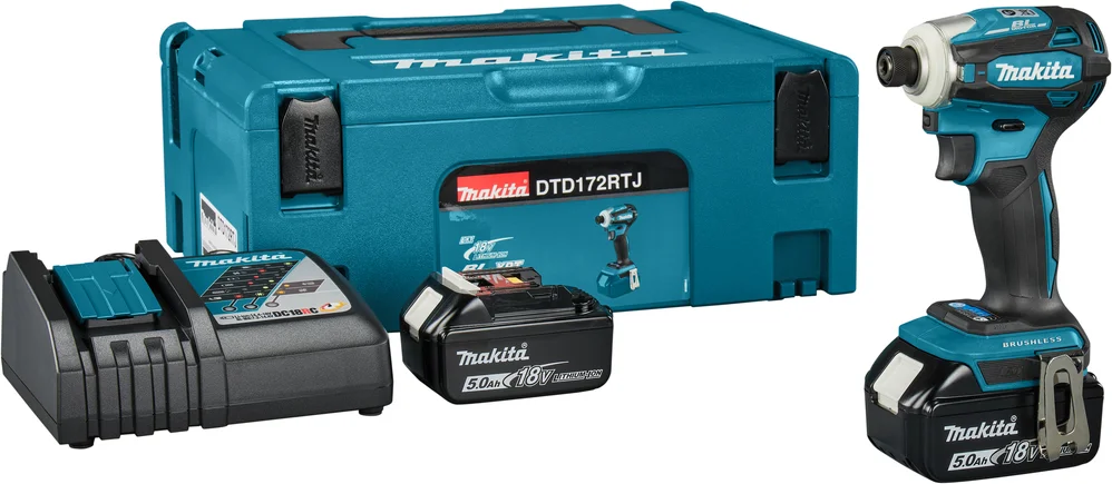 Makita DTD172RTJ Accu slagschroevendraaier 180Nm 18V 5.0Ah in Mbox