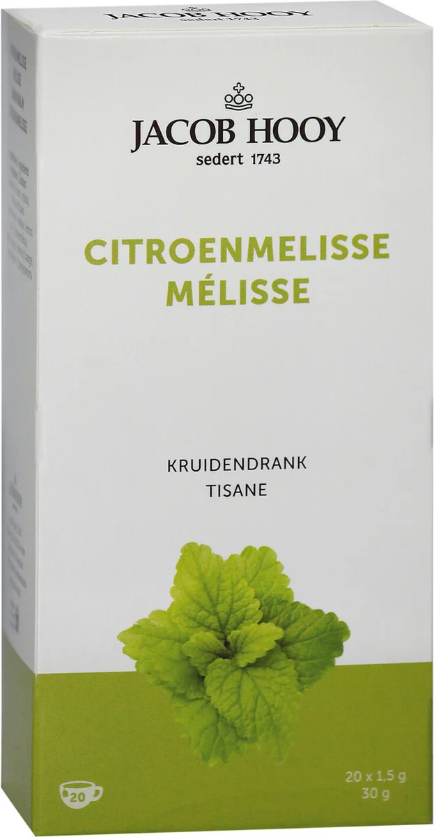 Jacob Hooy Gold Thee Citroenmelisse Zakjes 20ST