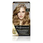L'Oréal Préférence Permanente Haarkleuring 7.3 Goudblond