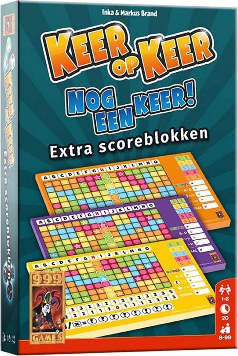 Keer op Keer Scoreblokken - Level 2, 3 en 4