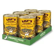 6x Lily's Kitchen Hondenvoer Nat Casserole Kip & Kalkoen 400 gr