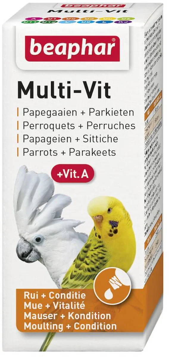 Beaphar Multi-Vit Papegaai 20 ml